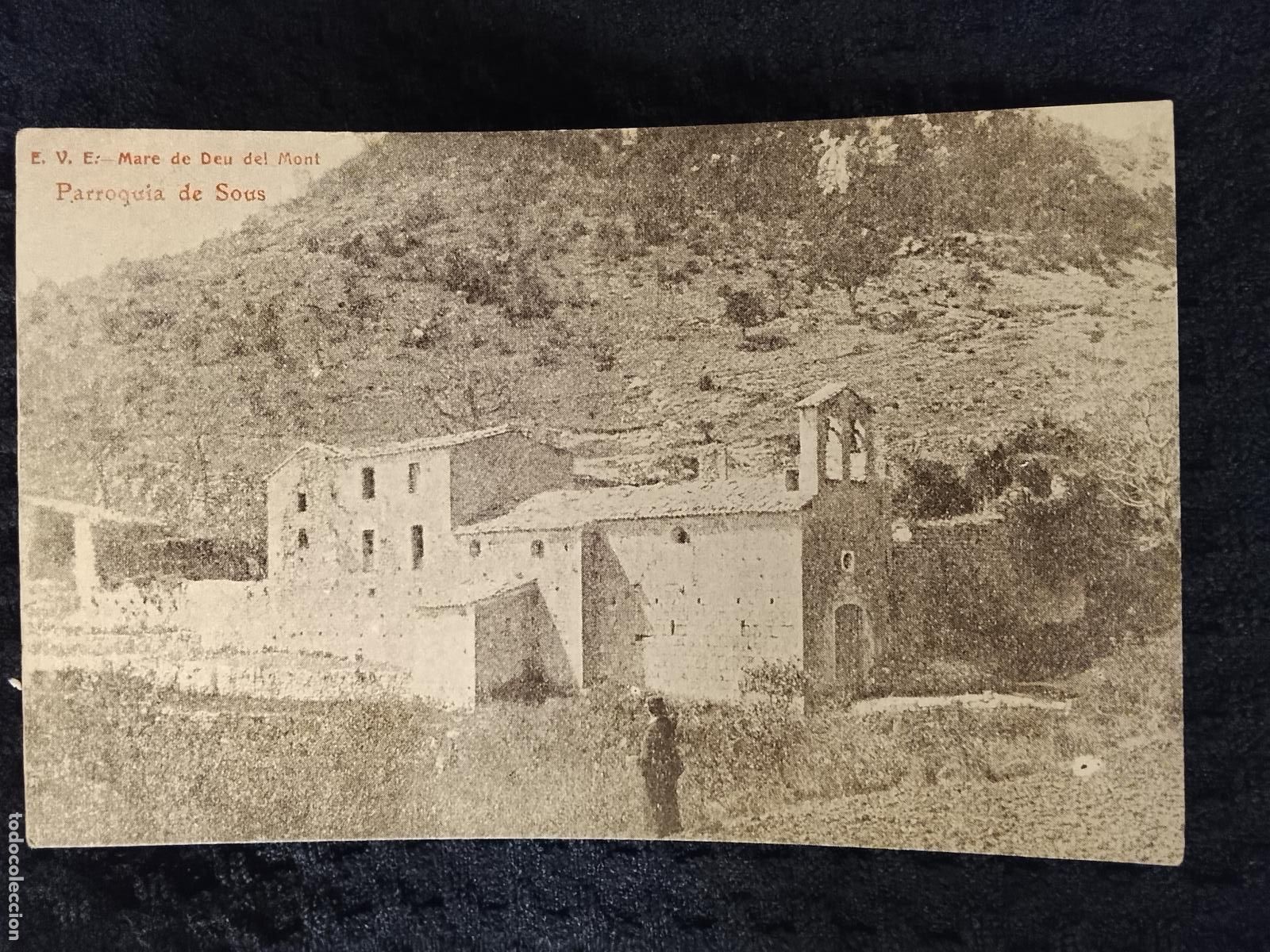 Postales: MARE DE DEU DEL MONT - PARROQUIA DE SOUS -POSTAL ANTIGUA -(115.423)