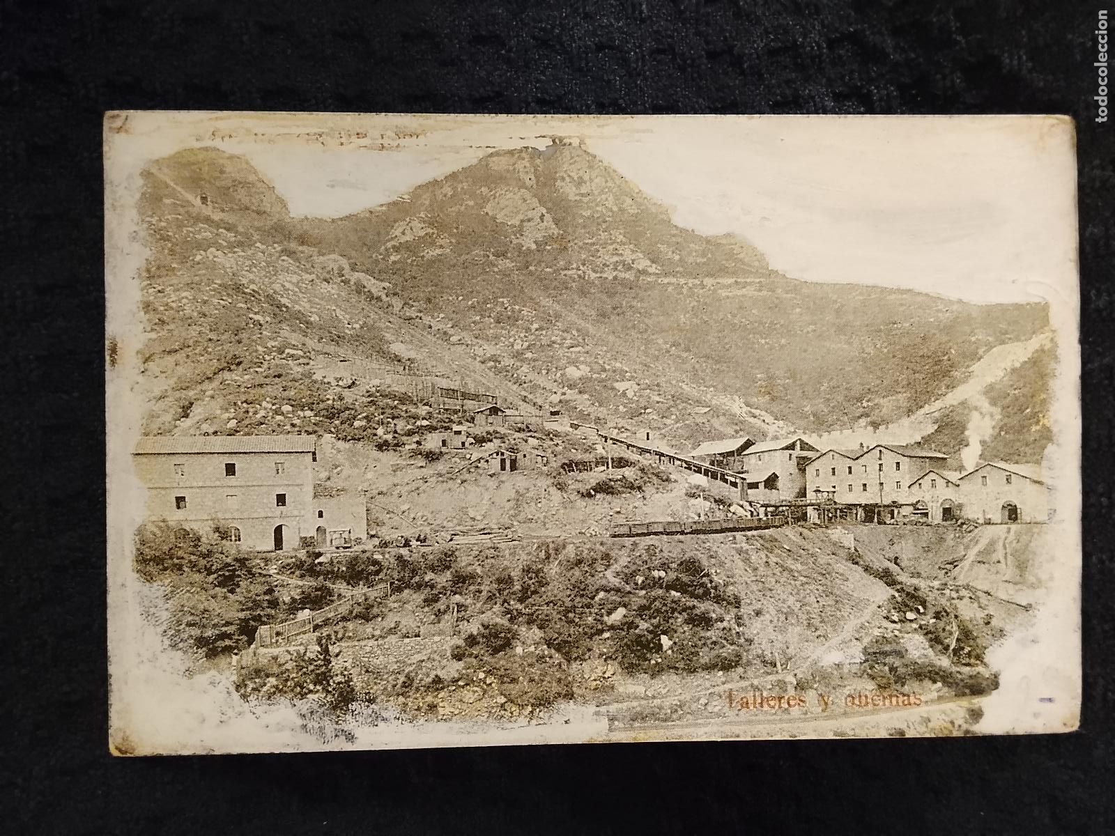 Postales: BERGA - MINASDE JOSE E. DE OLANO - TALLERES Y OFICINA -POSTAL ANTIGUA-(115.429)