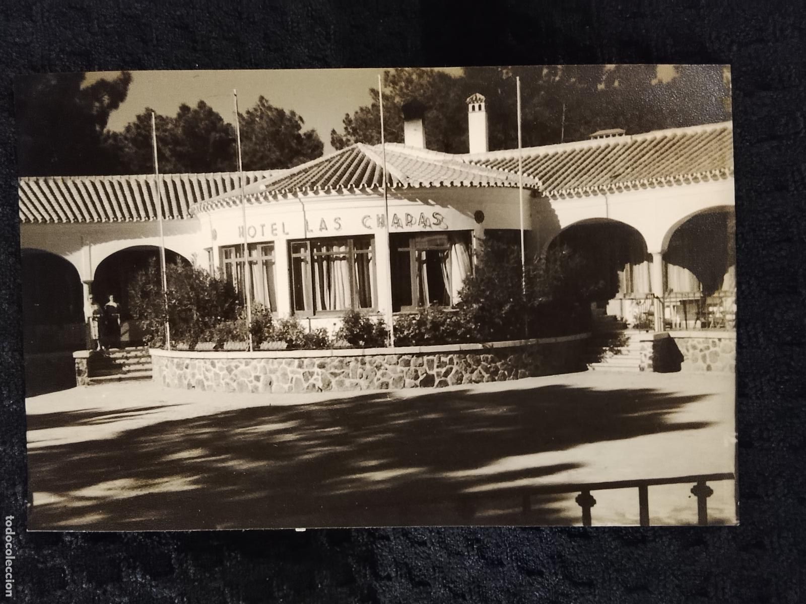 Postales: MALAGA - HOTEL LAS CHAPAS - FOTOGRAFIA TIPO POSTAL ANTIGUA -(115.453 -9)