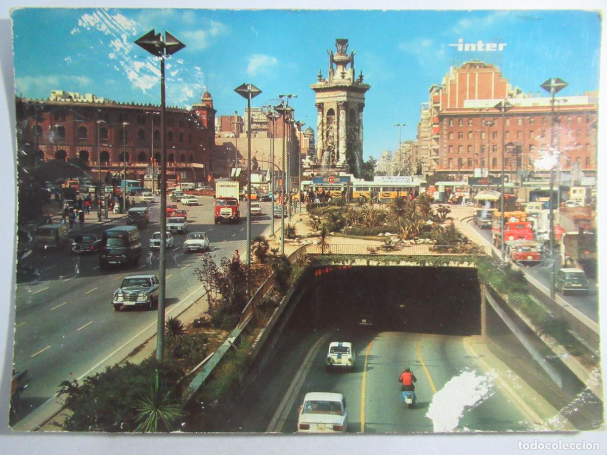 Postales: Barcelona - Plaza de Espa&ntilde;a. Paso Subterraneo - S/C