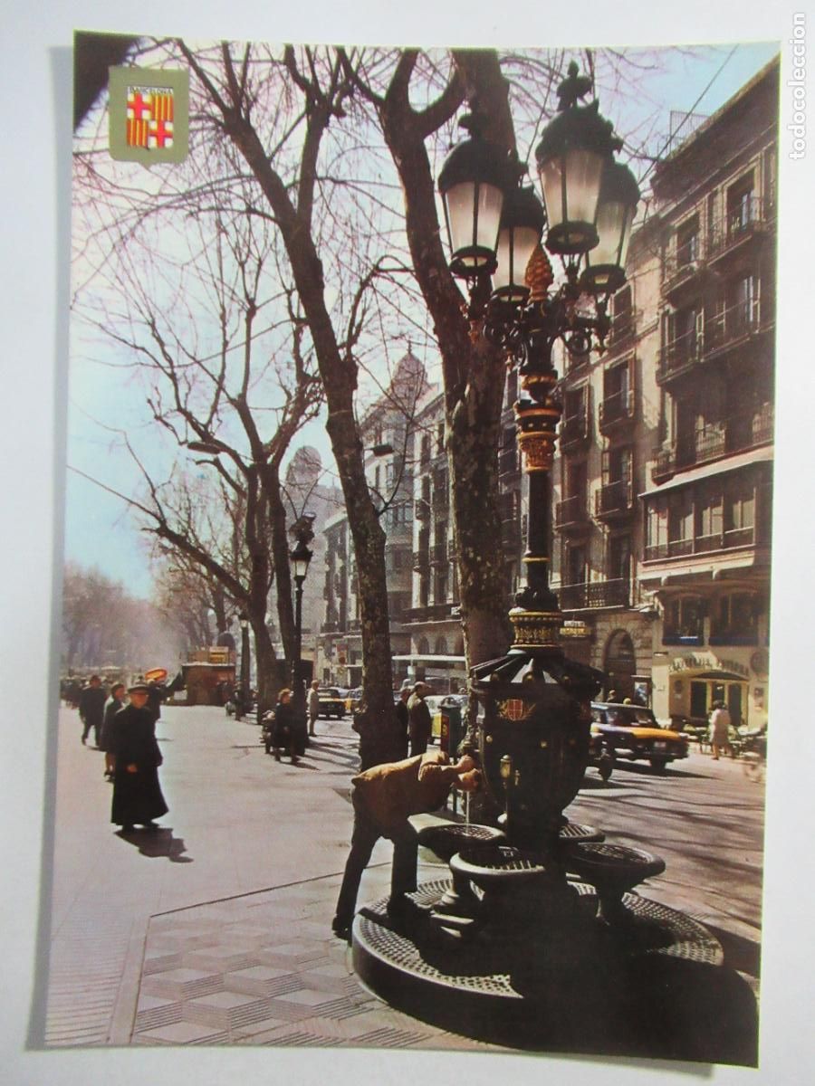 Postales: Barcelona - Rambla i font de Canaletas - S/C