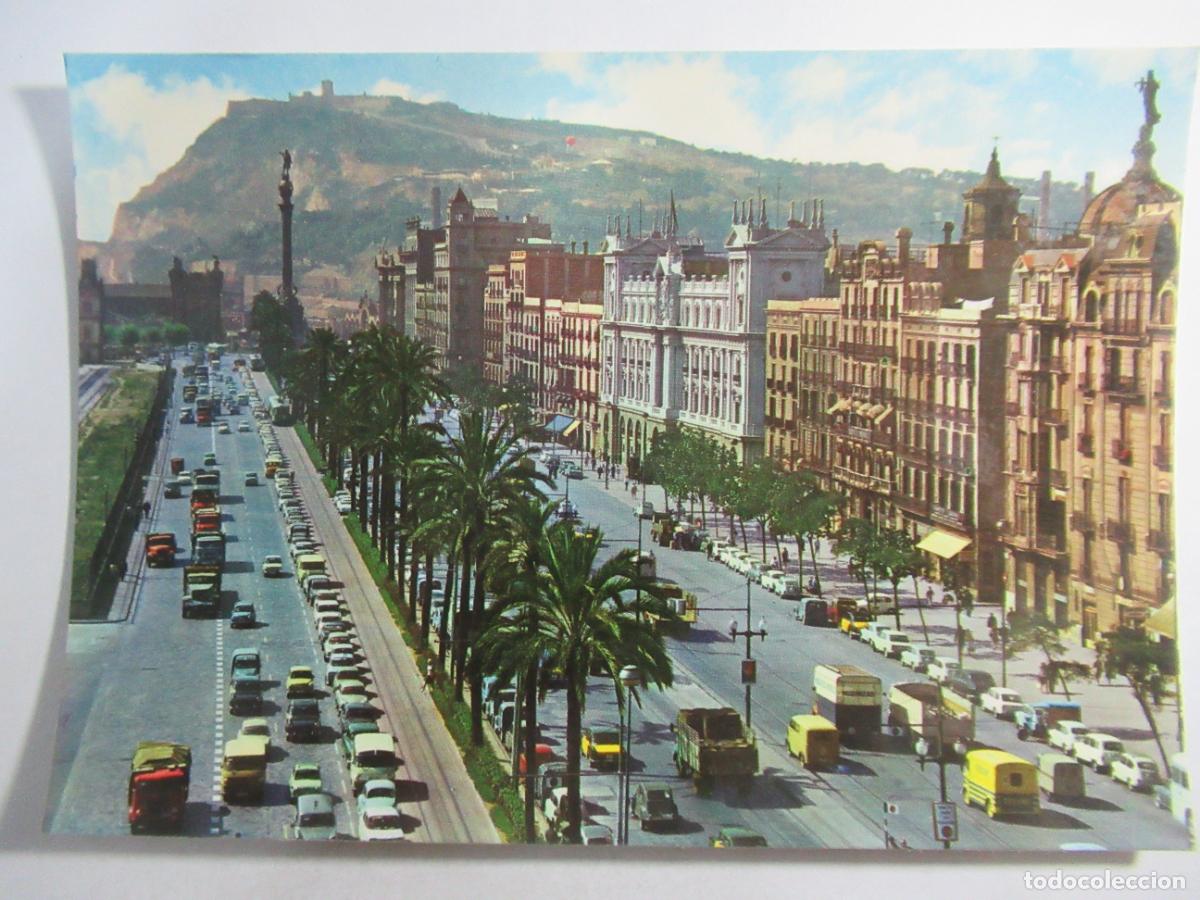 Postales: Barcelona - Paseo de Col&oacute;n - S/C