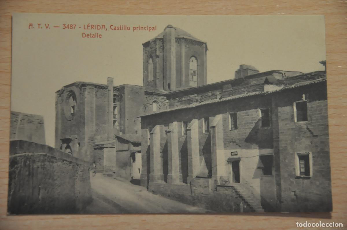Postales: postal lerida, castillo principal detalle atv 3487