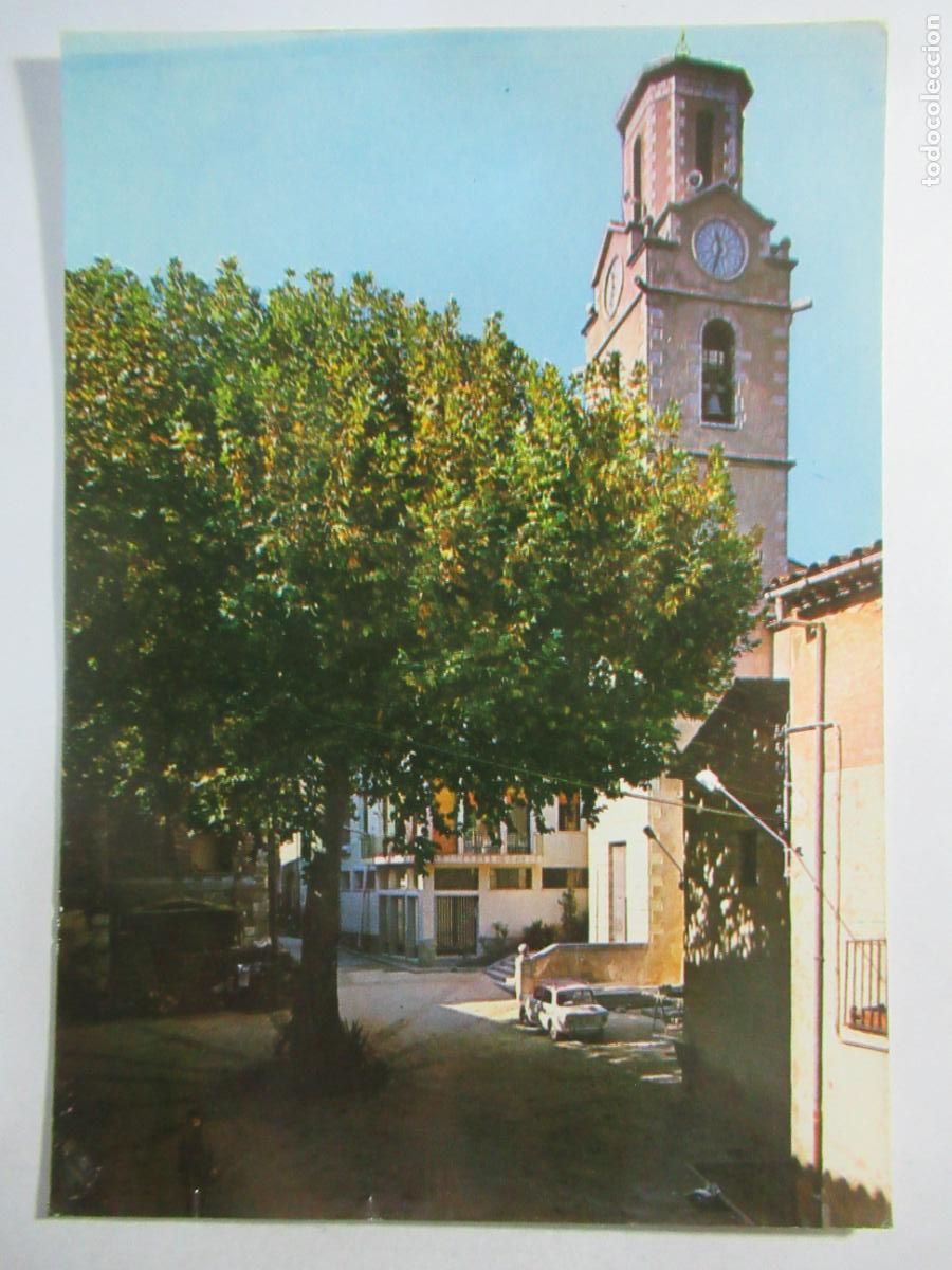 Postales: Arbucias (Gerona) - Plaza Mayor e Iglesia Parroquial - S/C