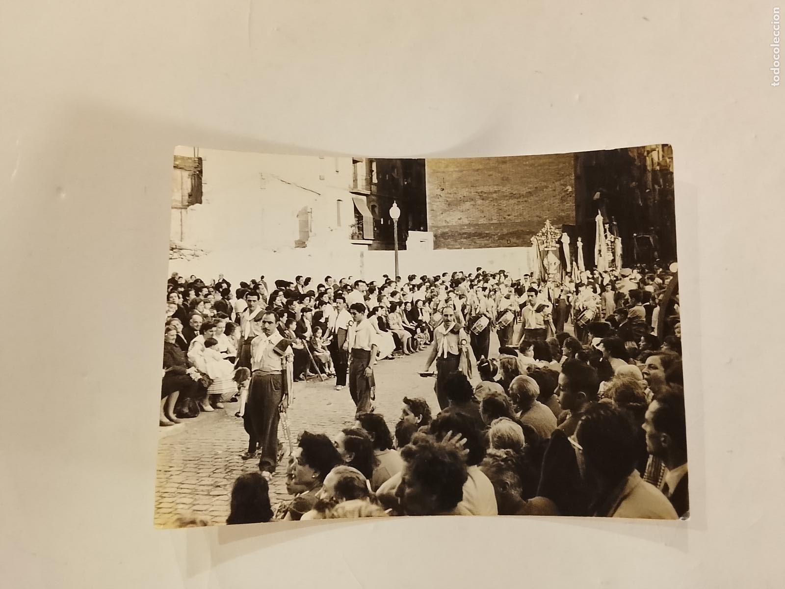 Postales: TARRAGONA - PROCESION RELIGIOSA - FOTOGRAFIA ANTIGUA - NO POSTAL - (K-15.241 - 6)