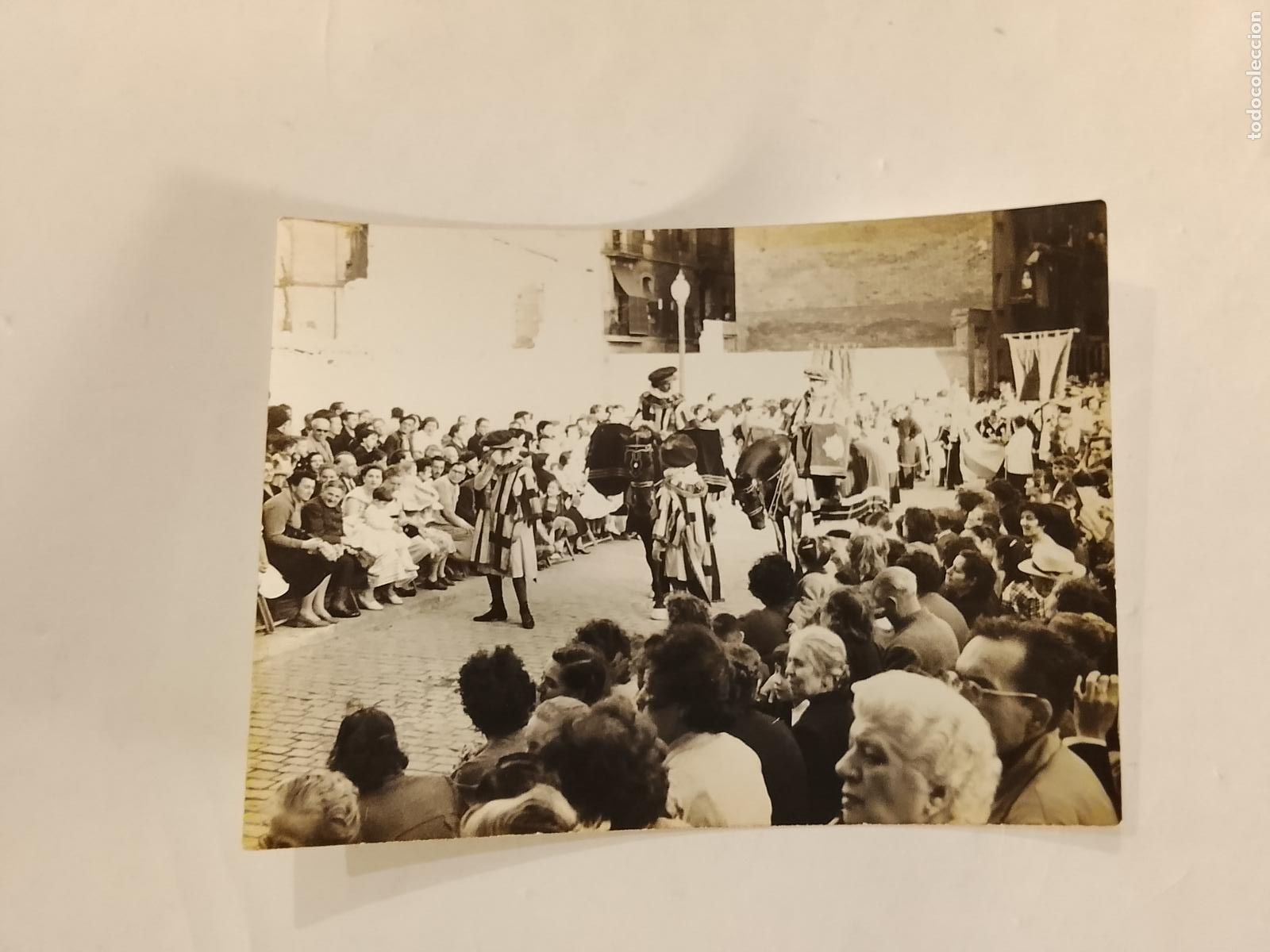 Postales: TARRAGONA - DESFILE - FOTOGRAFIA ANTIGUA - NO POSTAL - (K-15.241 - 9)