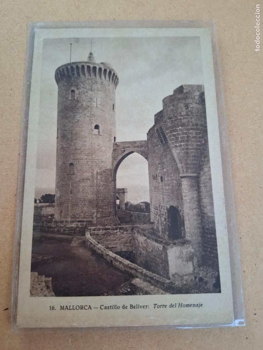 Postales: POSTAL 16 MALLORCA - CASTILLO DE BELLVER - TORRE DEL HOMENAJE