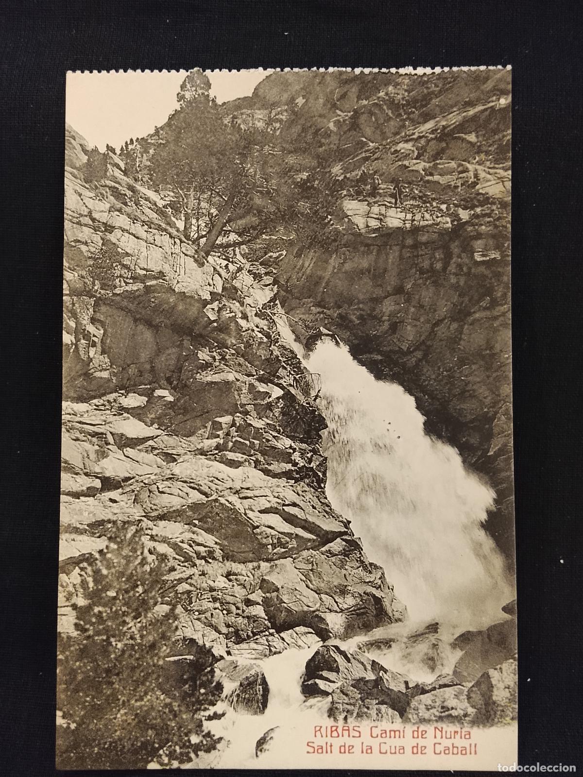 Postales: RIBAS - CAMI DE NURIA - SALT CUA DE CABALL -FOTOTIPIA CASTA&Ntilde;EIRA Y ALVAREZ-POSTAL ANTIGUA-(115.557)