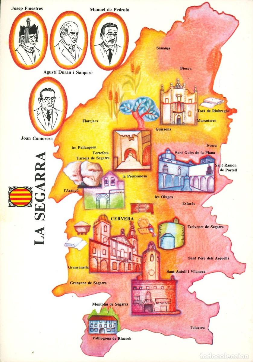 Postkarten: POSTALES - VARIADAS - COMARCAS CATALU&Ntilde;A - LA SEGARRA