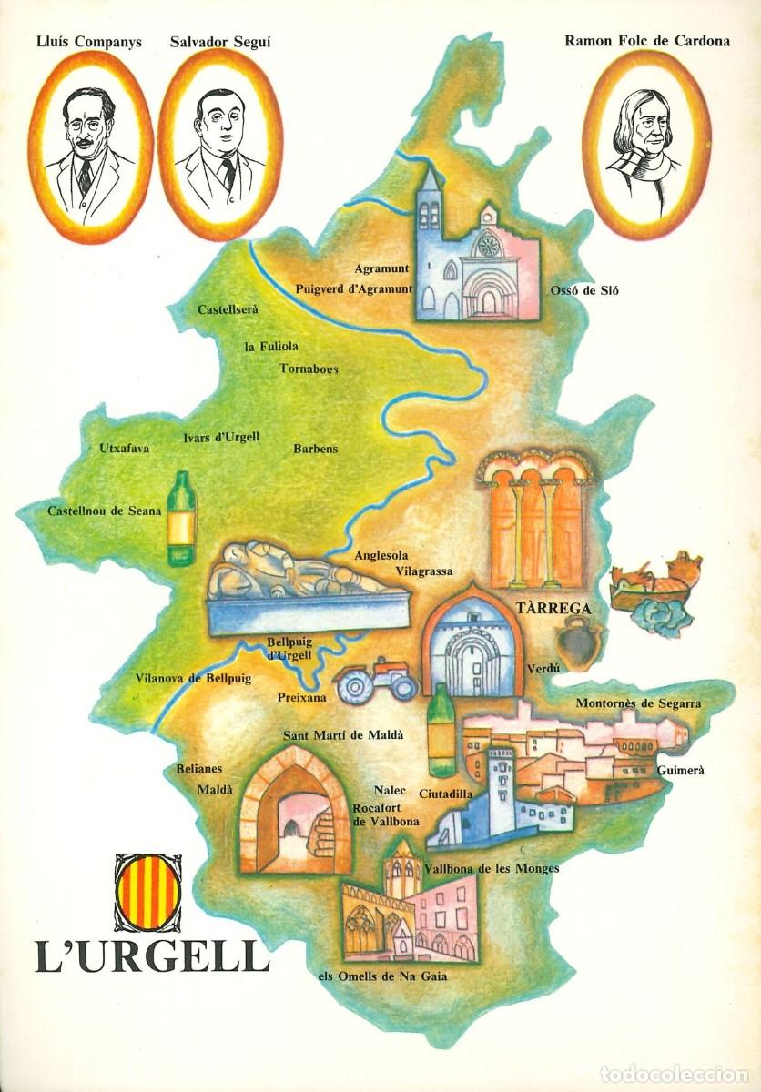 Postkarten: POSTALES - VARIADAS - COMARCAS CATALU&Ntilde;A - L'URGELL