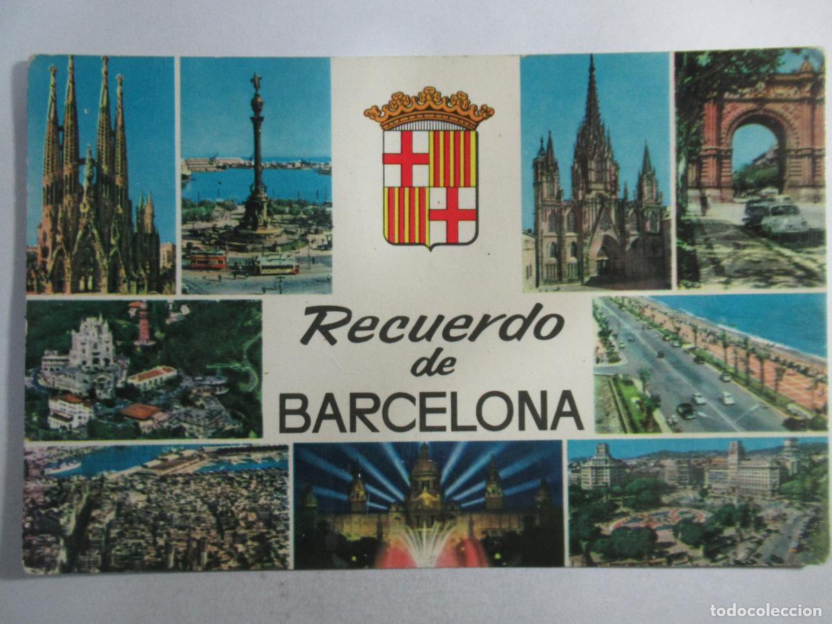 Postales: Barcelona - Diversos aspectos - Escrita - Foto 1