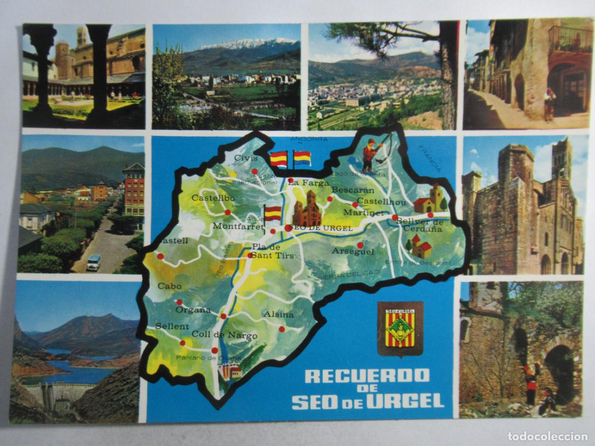 Postales: Seo de Urgel - Mapa - S/C - Foto 1