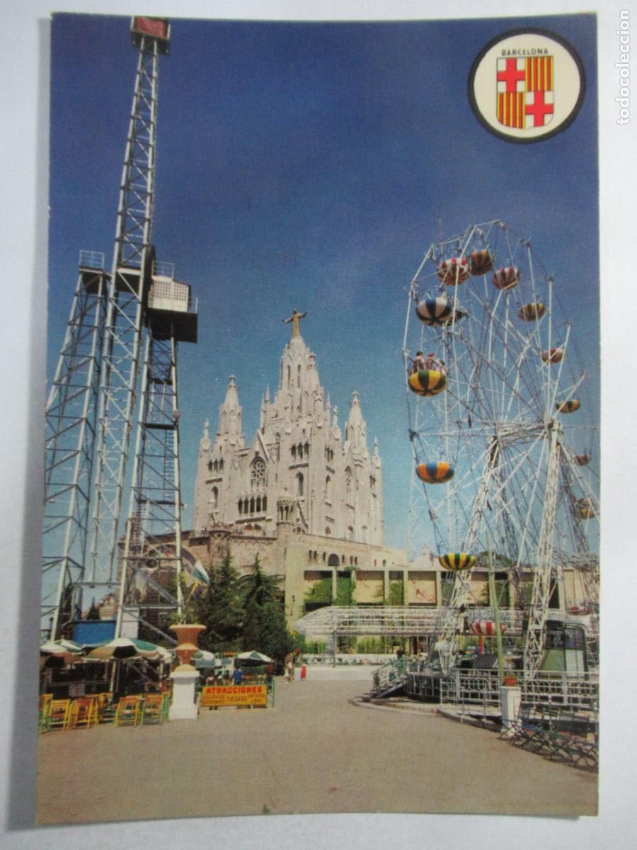 Postales: Barcelona - Tibidabo - Escrita - Foto 1