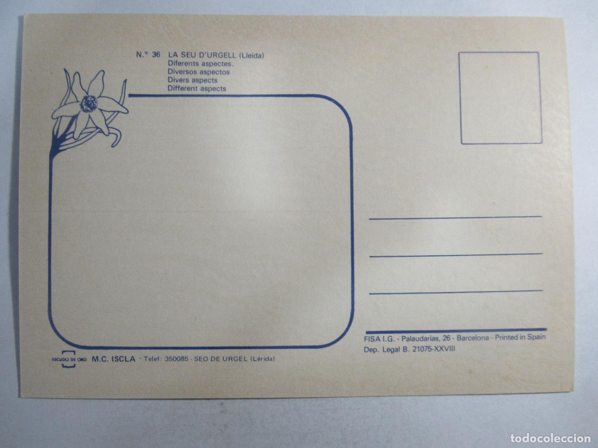 Postales: Seu dUrgell (Lleida) - S/C - Foto 2