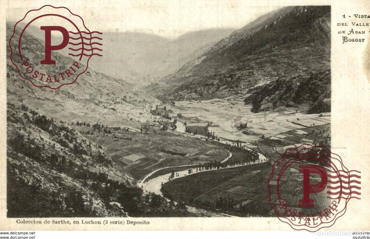 Postales: VISTA DEL VALLE DE ARAN Y BOSOST - Foto 1