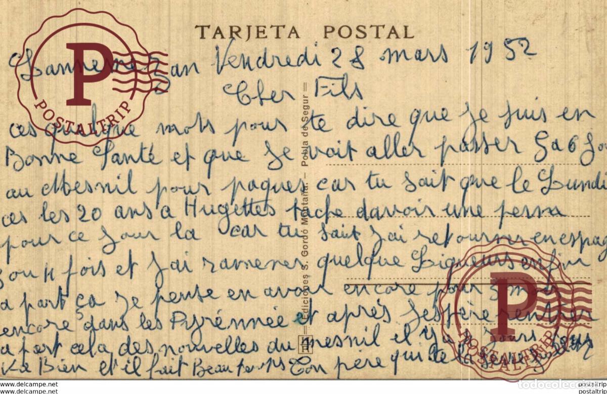 Postales: BOSOST VISTA GENERAL - Foto 2