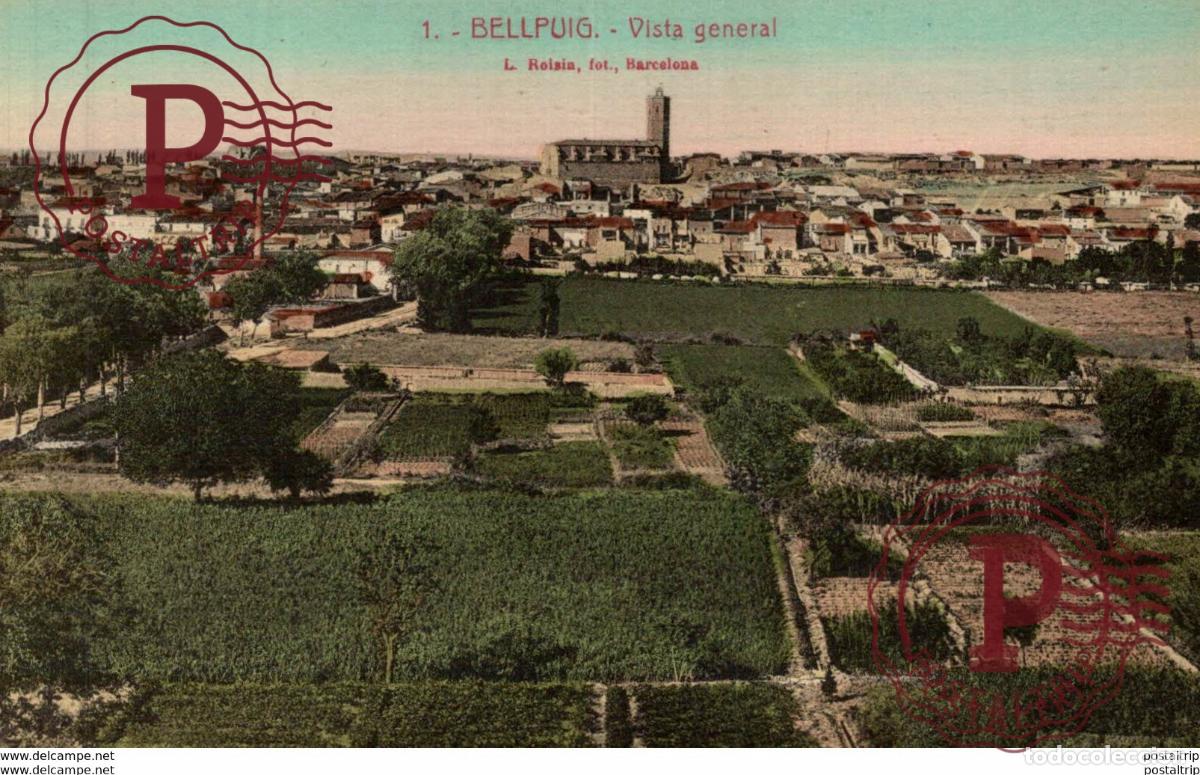 Postales: BELLPUIG, VISTA GENERAL - Foto 1