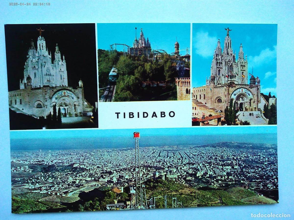 Cartes Postales: POSTAL DE BARCELONA : TIBIDABO . A&Ntilde;OS 60