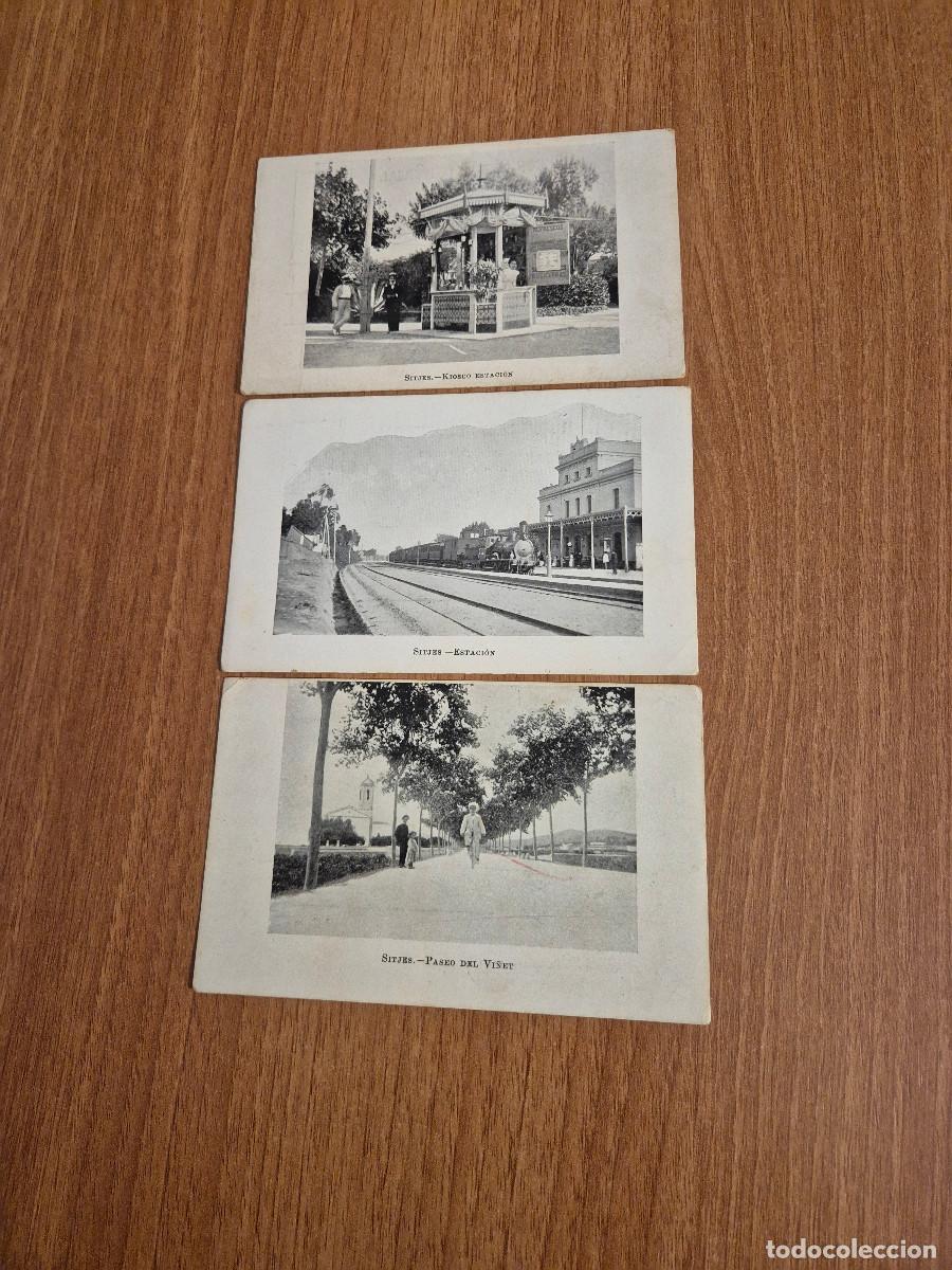 Postales: LOTE 3 POSTALES SITGES. - Foto 1