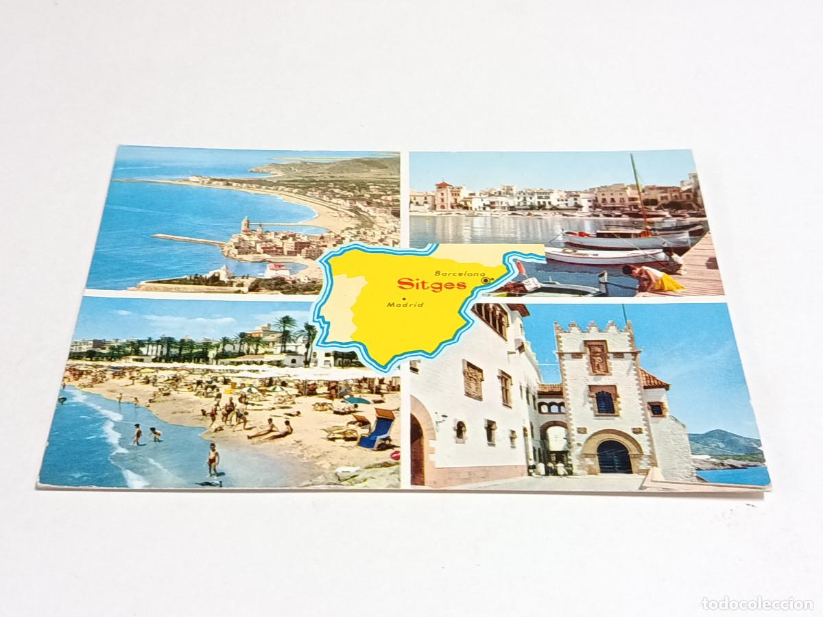 Postales: GARRAF - POSTAL SITGES - PLAYA DE ORO - Foto 1