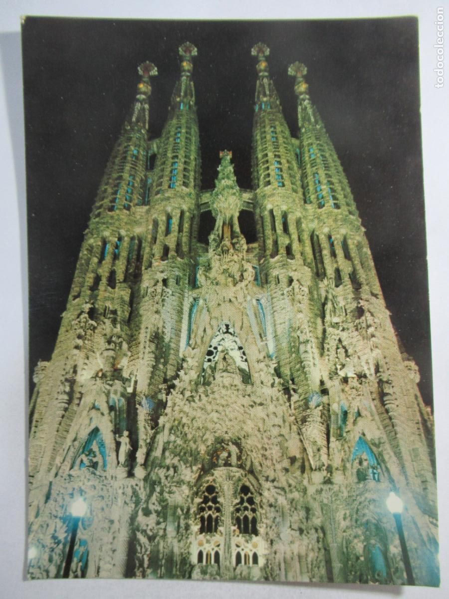 Postales: Barcelona - Templo de la Sagrada Familia - S/C