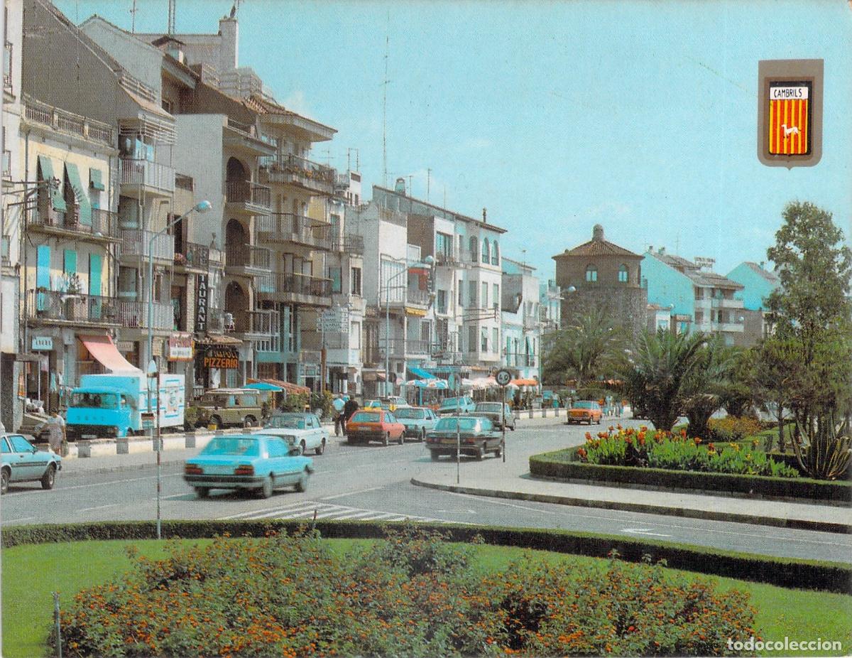Postales: Postal de Cambrils, Tarragona - Vista Parcial de la Ciudad y Edificios - Foto 1