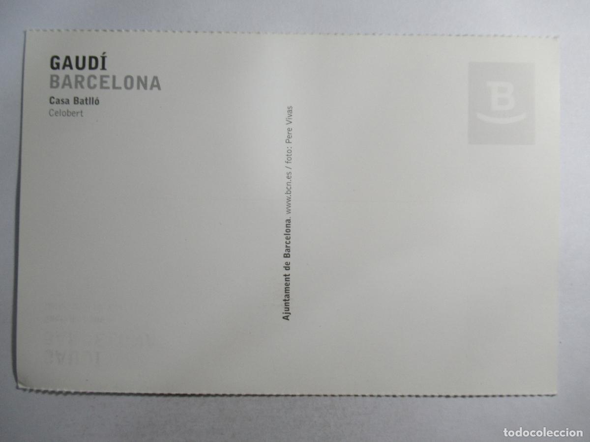 Postales: Barcelona - Gaud&iacute; - Casa Batll&oacute; - S/C - Foto 2