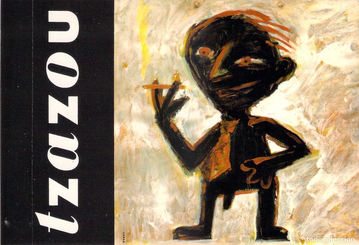 Postales: Postal Publicitaria Tzazou Barcelona Moschino Ilustraci&oacute;n Peret