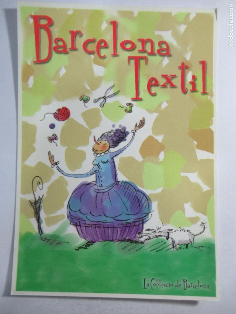 Postales: Barcelona - Textil - S/C