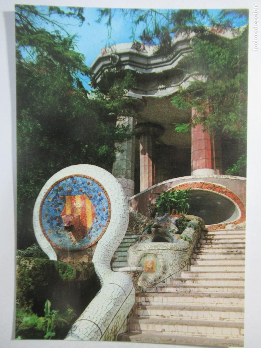 Postales: Barcelona - Parque G&uuml;ell. Detalle - S/C
