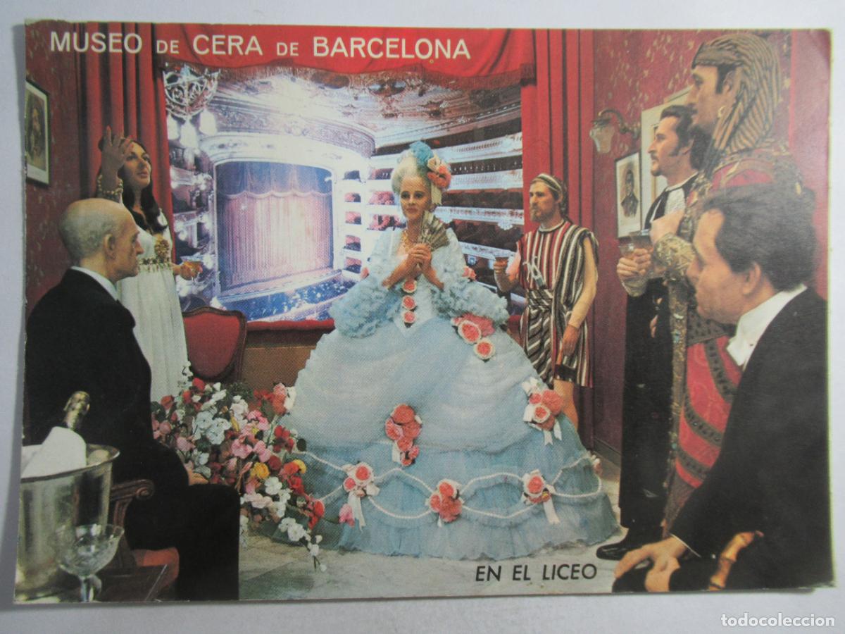 Postales: Barcelona - Museo de Cera - En el Liceo - S/C