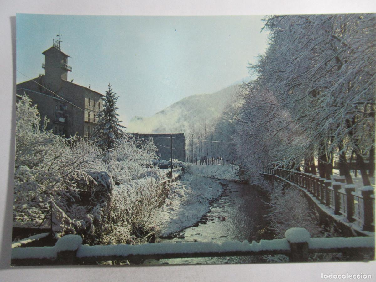 Postales: Camprod&oacute;n (Gerona) - R&iacute;o Ritort y Paseo de la Font Nova - S/C
