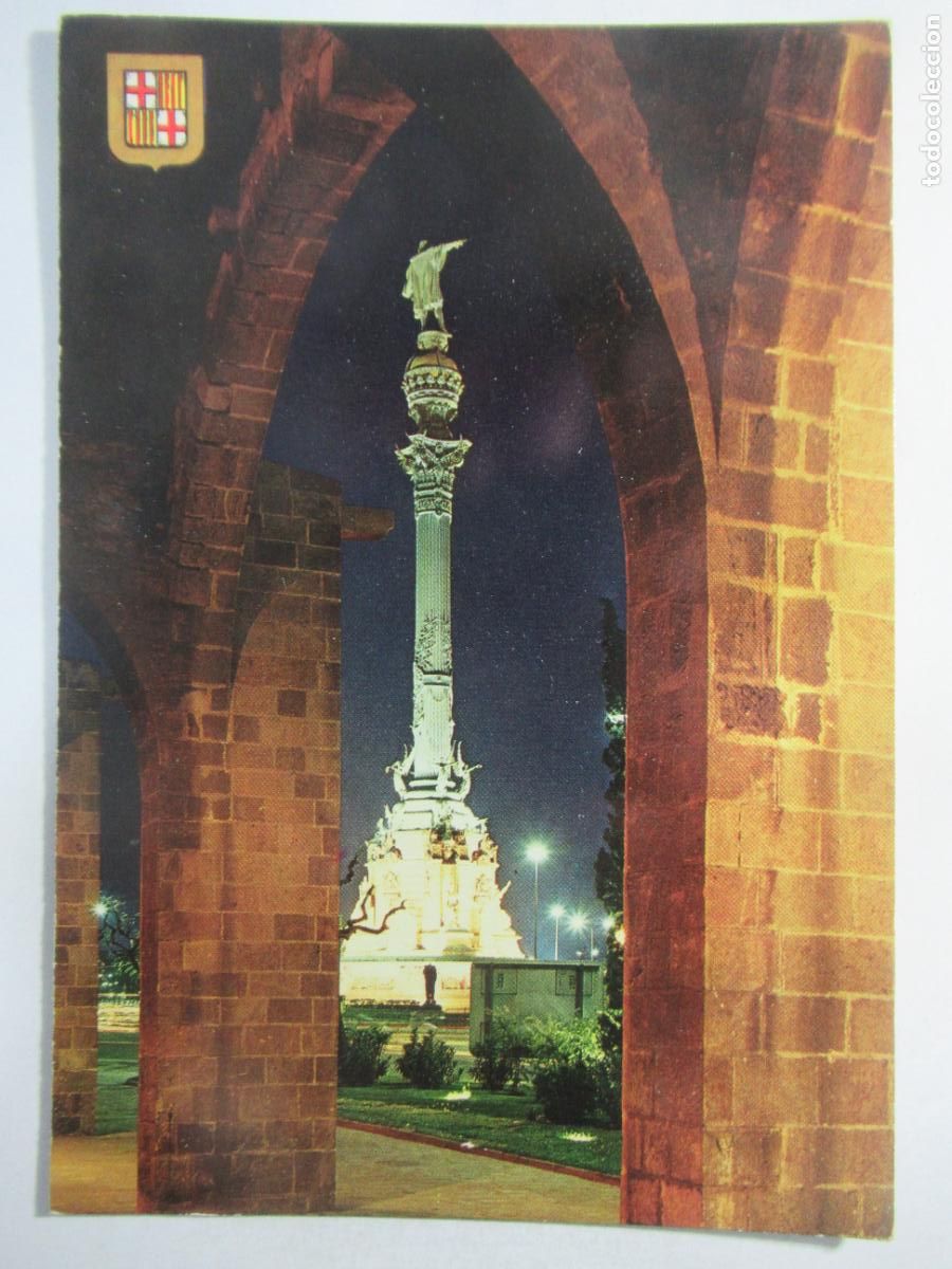 Postales: Barcelona - Monumento a Col&oacute;n - S/C