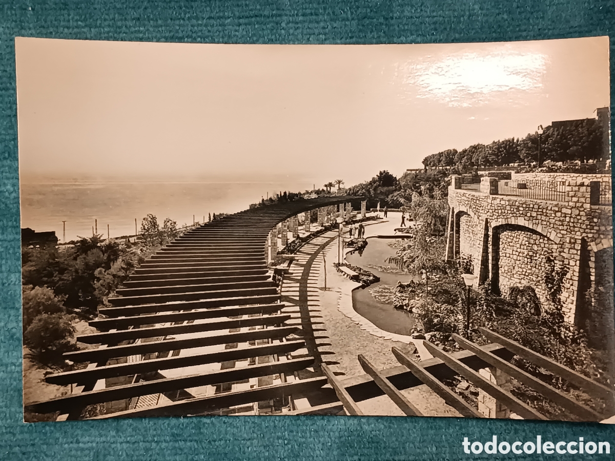 Postkarten: TARRAGONA 116. Playa del Milagro. P&eacute;rgolas