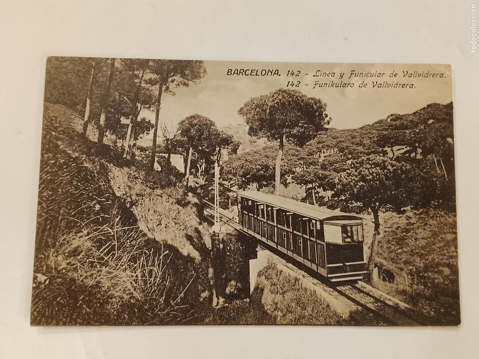 Postcards: BARCELONA - LINEA Y FUNICULAR DE VALLVIDRERA -POSTAL ANTIGUA-(115.649)
