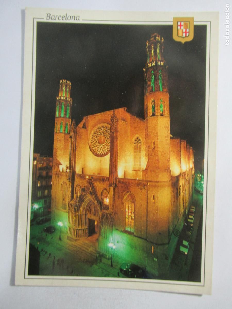 Postales: Barcelona - Bas&iacute;lica de Santa Mar&iacute;a del Mar - S/C