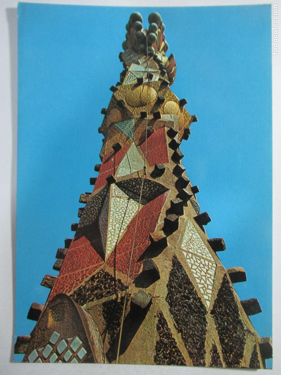 Postales: Barcelona - La Sagrada Familia. Detalle de una de las torres - S/C