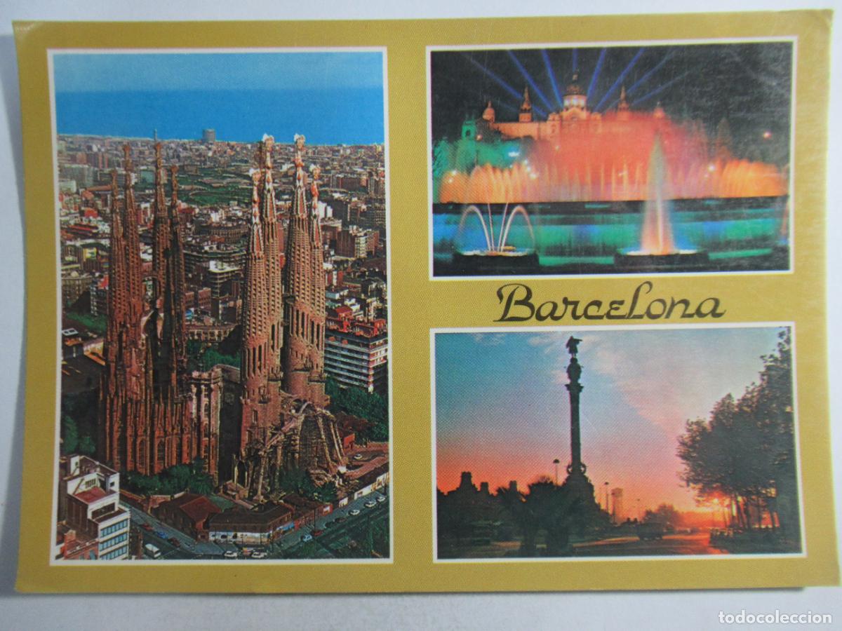 Postales: Barcelona - Diversos aspectos - Escrita - Foto 1