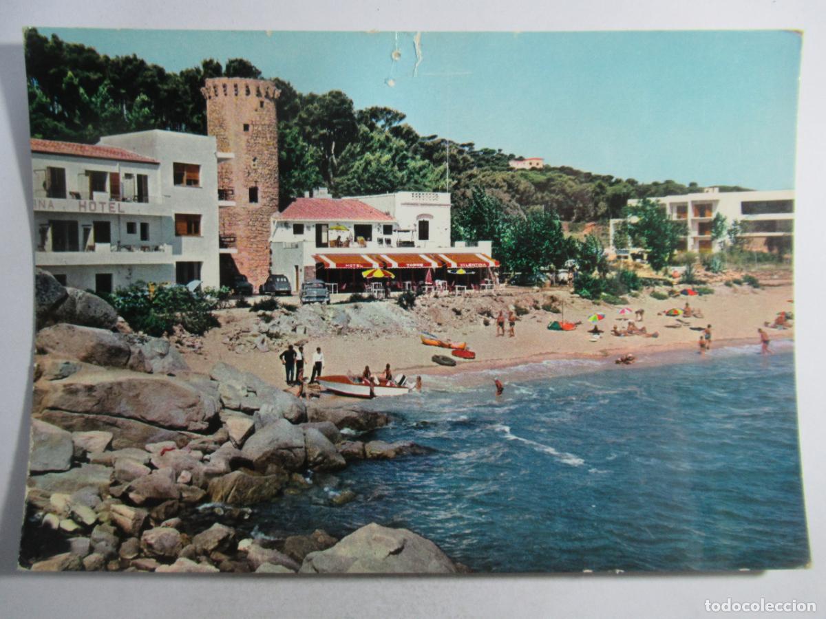 Postkarten: San Antonio de Calongue - Costa Brava - Torre Valentina y vista parcial - Escrita