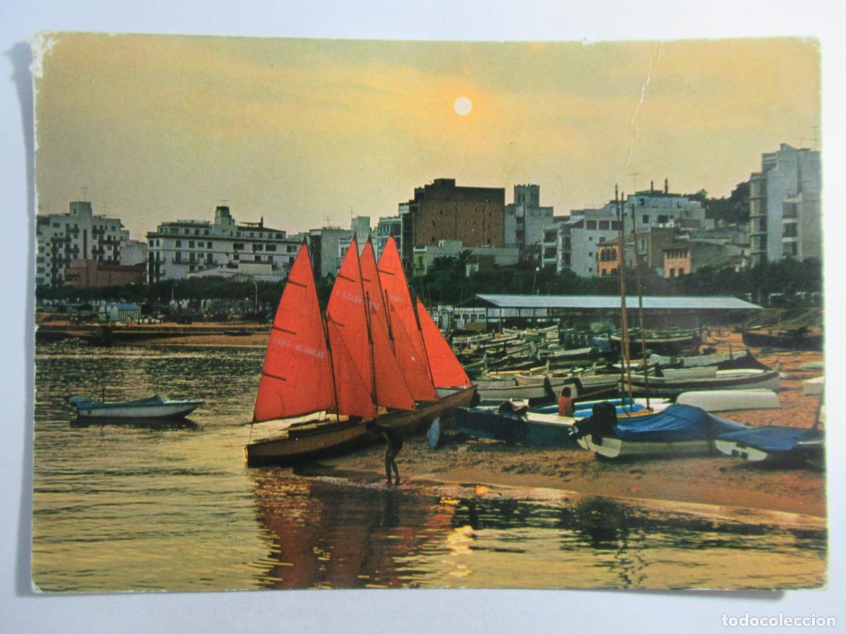 Postales: Costa Brava - Atardecer - Escrita - Foto 1