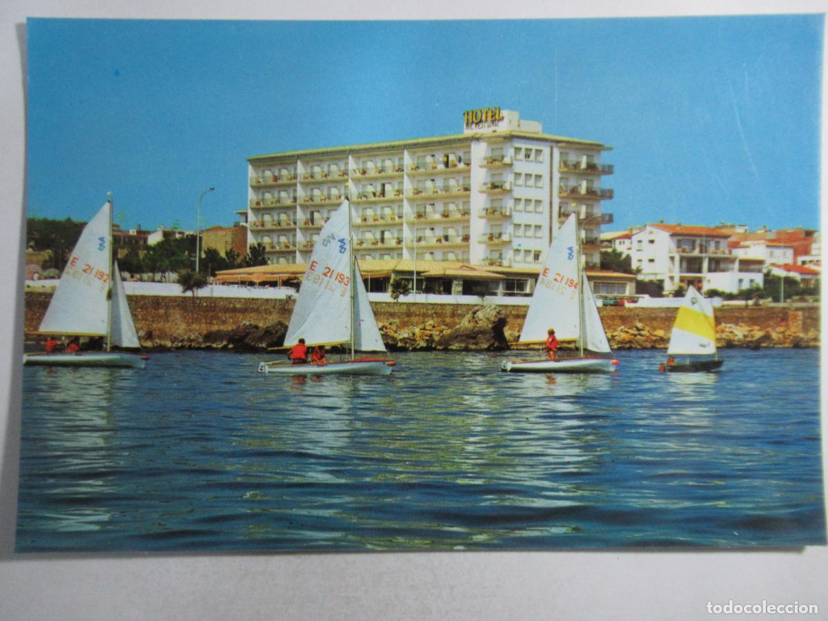 Postales: La Escala - Costa Brava - Hotel Nieves Mar - S/C
