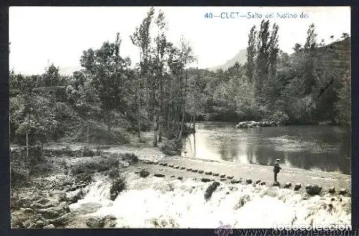 Postais: Olot. *Salto del Molino del...* Ed. A. Fabert n&ordm; 40. Escrita.