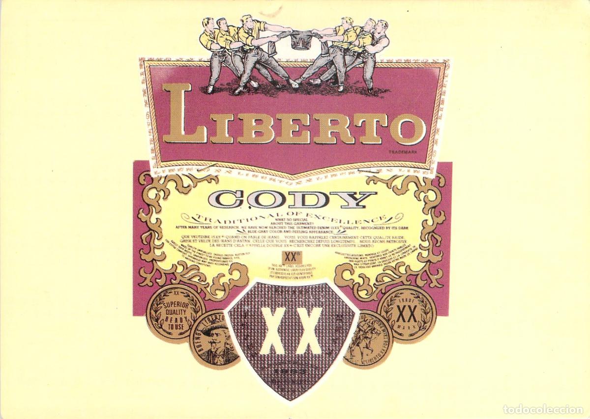 Postales: Postal Publicitaria Liberto Cody Jeans Buenos Liberto