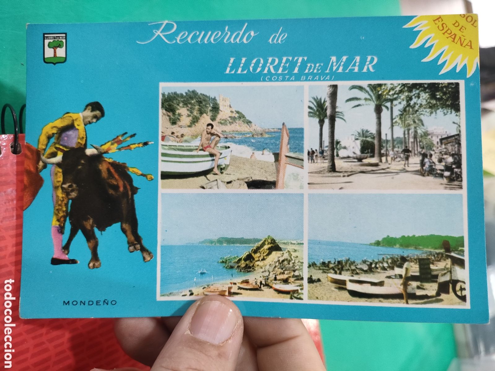 Postales: Postal LLORET DE MAR Gerona MOD. 209 SOL DE ESPA&Ntilde;A SC