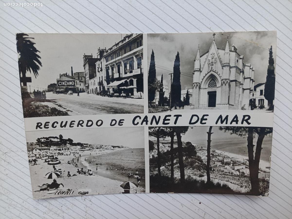 Postales: Canet de Mar, postal escrita 1962