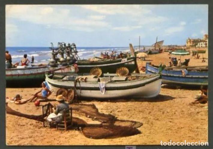 Postais: Calafell. *Playa* Ed. Foto Color Raymond n&ordm; 25. Circulada 1971.