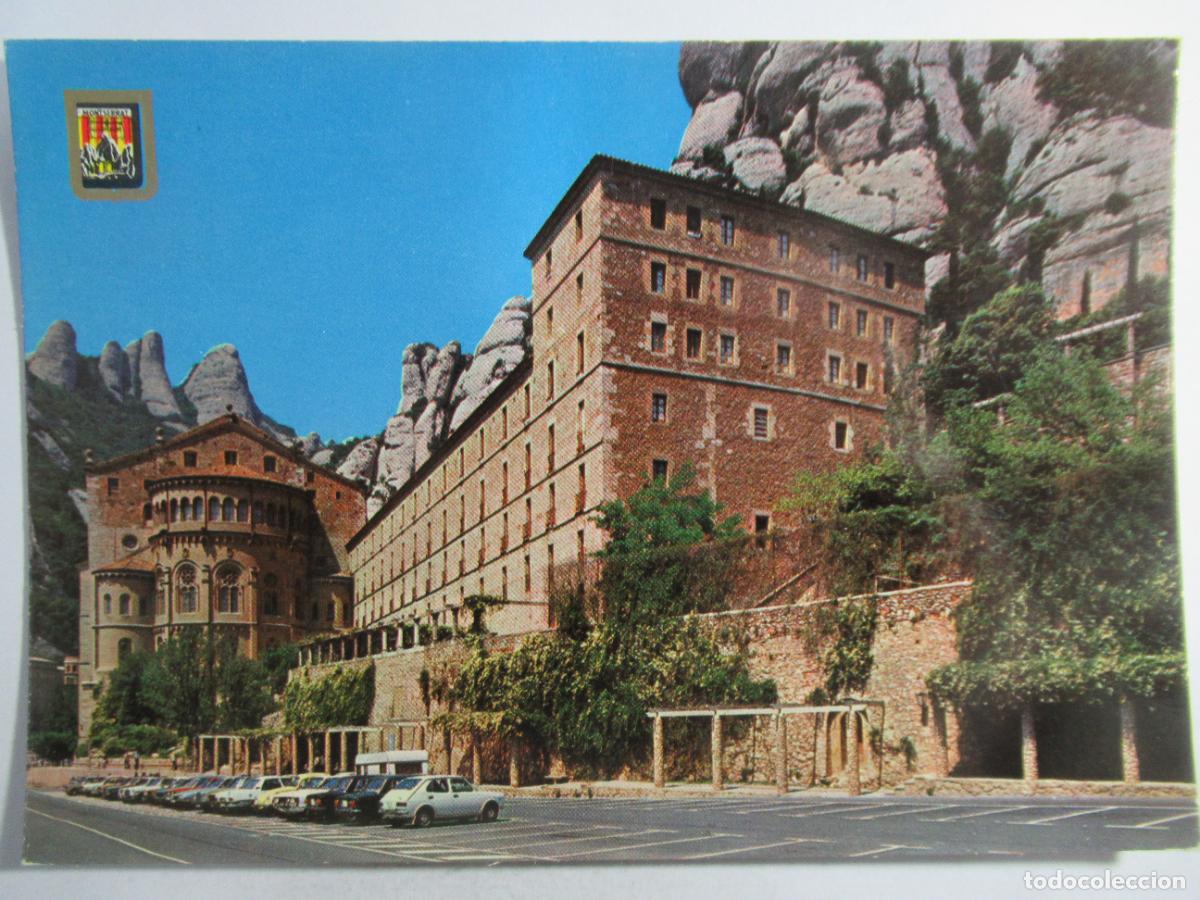 Postales: Montserrat - &Aacute;bside de la Bas&iacute;lica y Monasterio - S/C - Foto 1