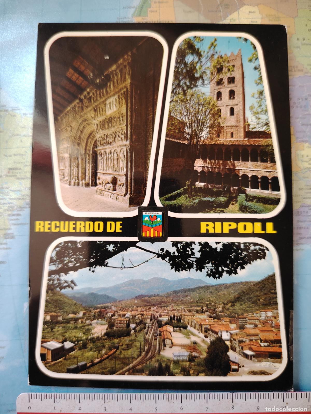 Postales: postal varias vistas de Ripoll - Foto 1