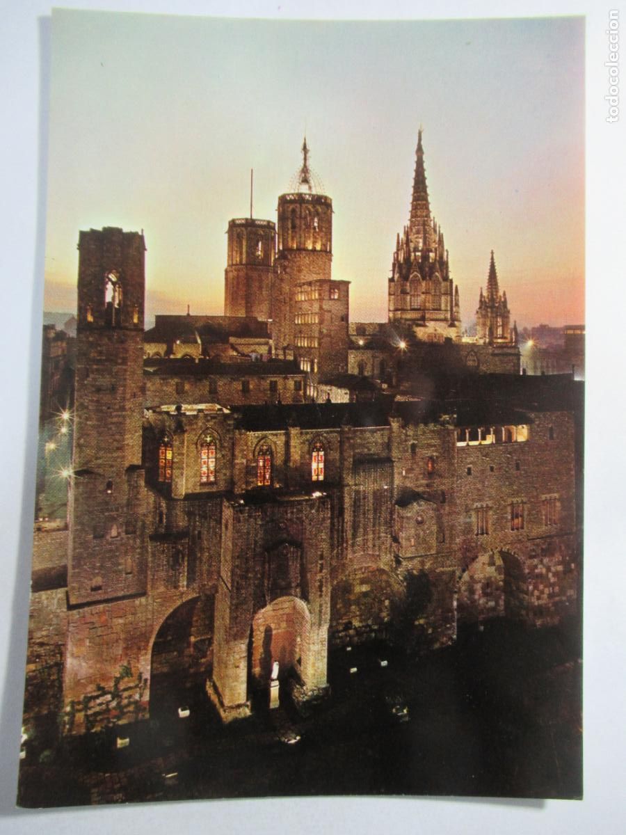 Postales: Barcelona - Museo de Historia de la Ciudad - Barrio G&oacute;tico - Plaza Berenguer el Grande - S/C