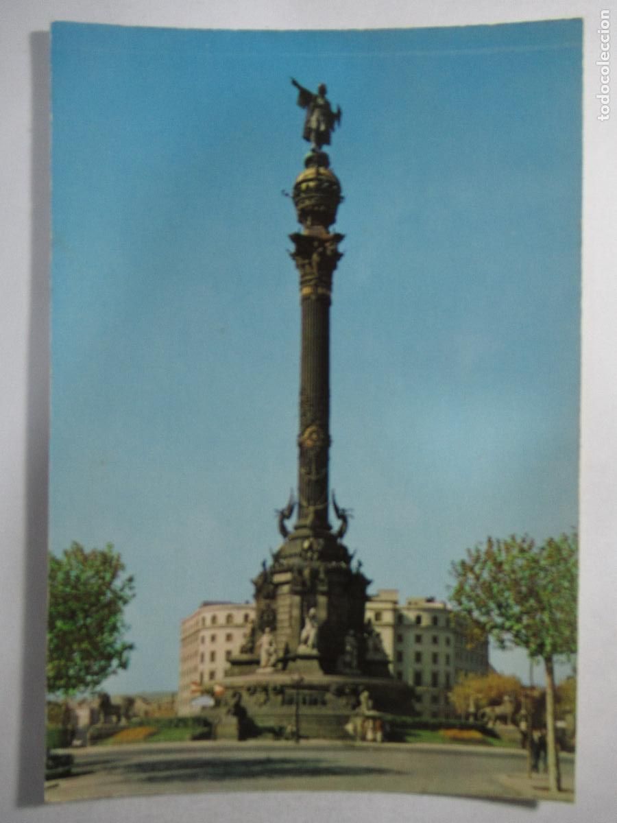 Postales: Barcelona - Monumento a Crist&oacute;bal Col&oacute;n - S/C